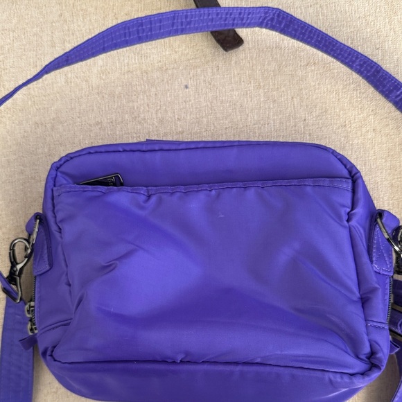 Lug Women's Bold Purple Quilted Crossbody Bag Mini Ranger - Picture 4 of 7